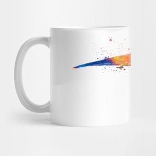 Delta wing in watercolor Mug